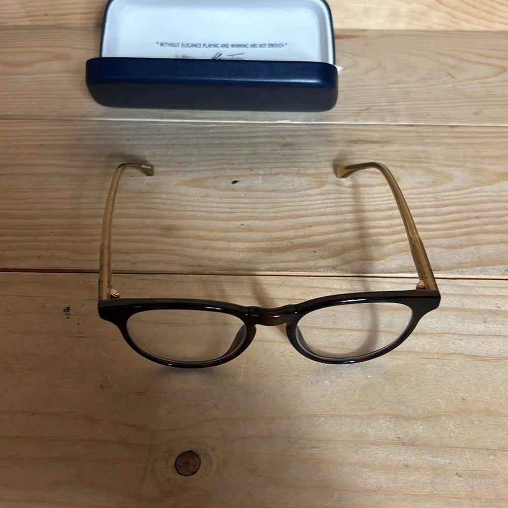 Lacoste Brown‎ Round Glasses with Case